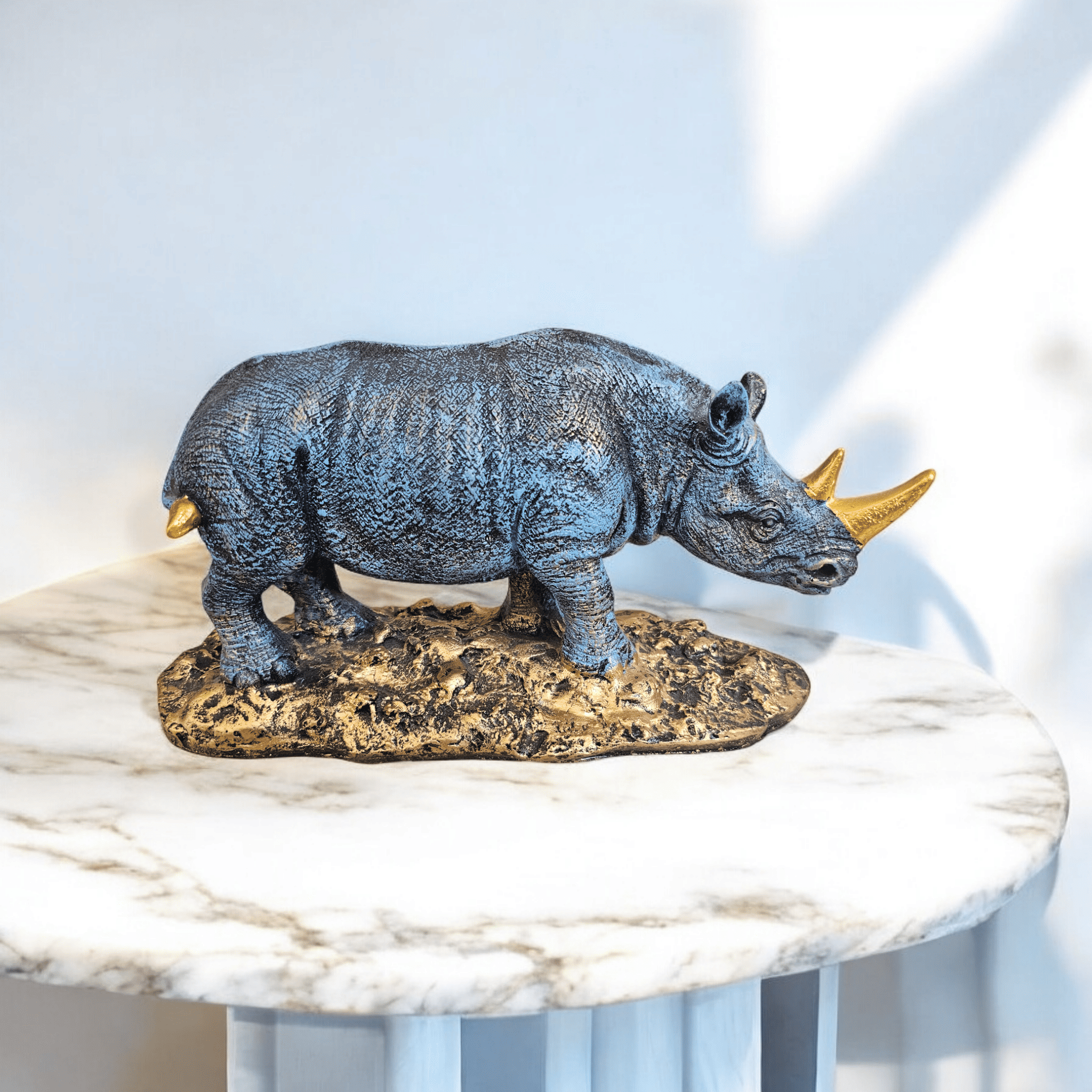 Blue Rhino showpiece