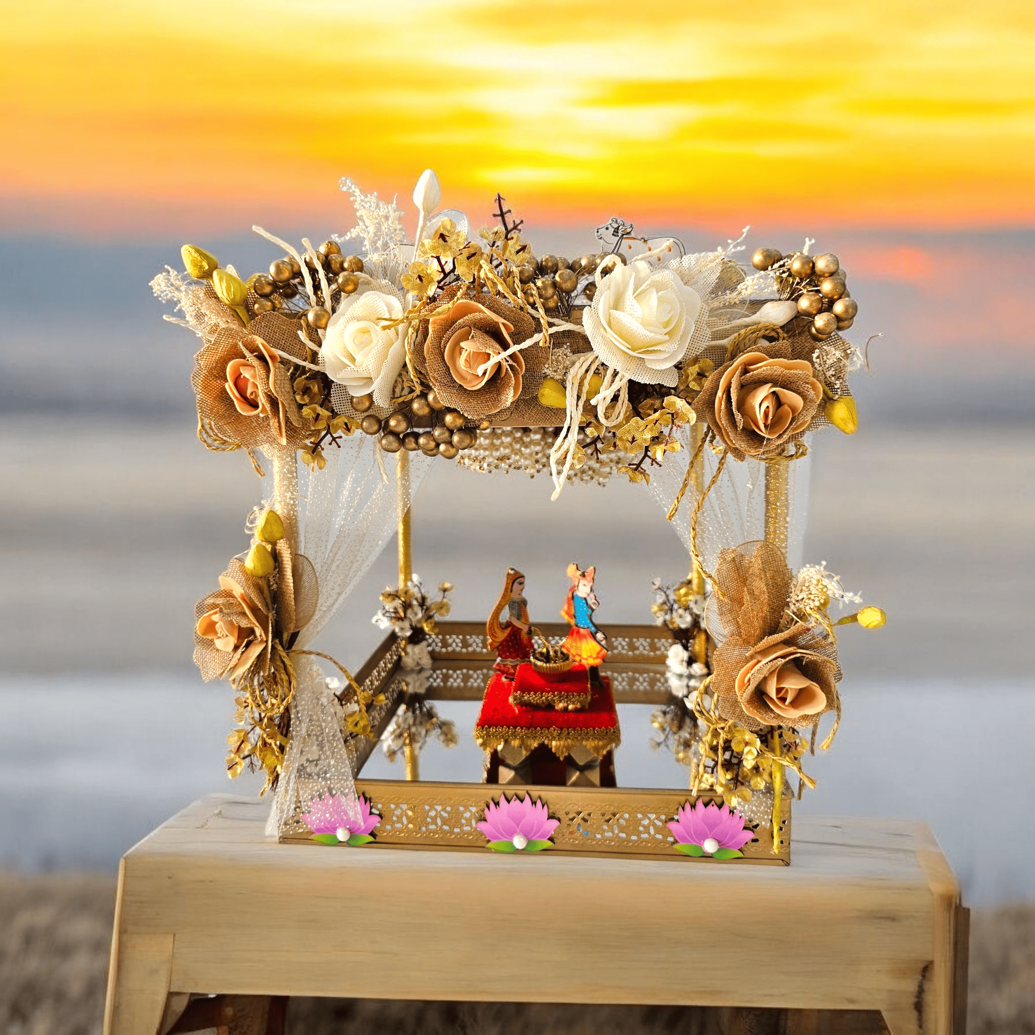 Wedding invitation platter